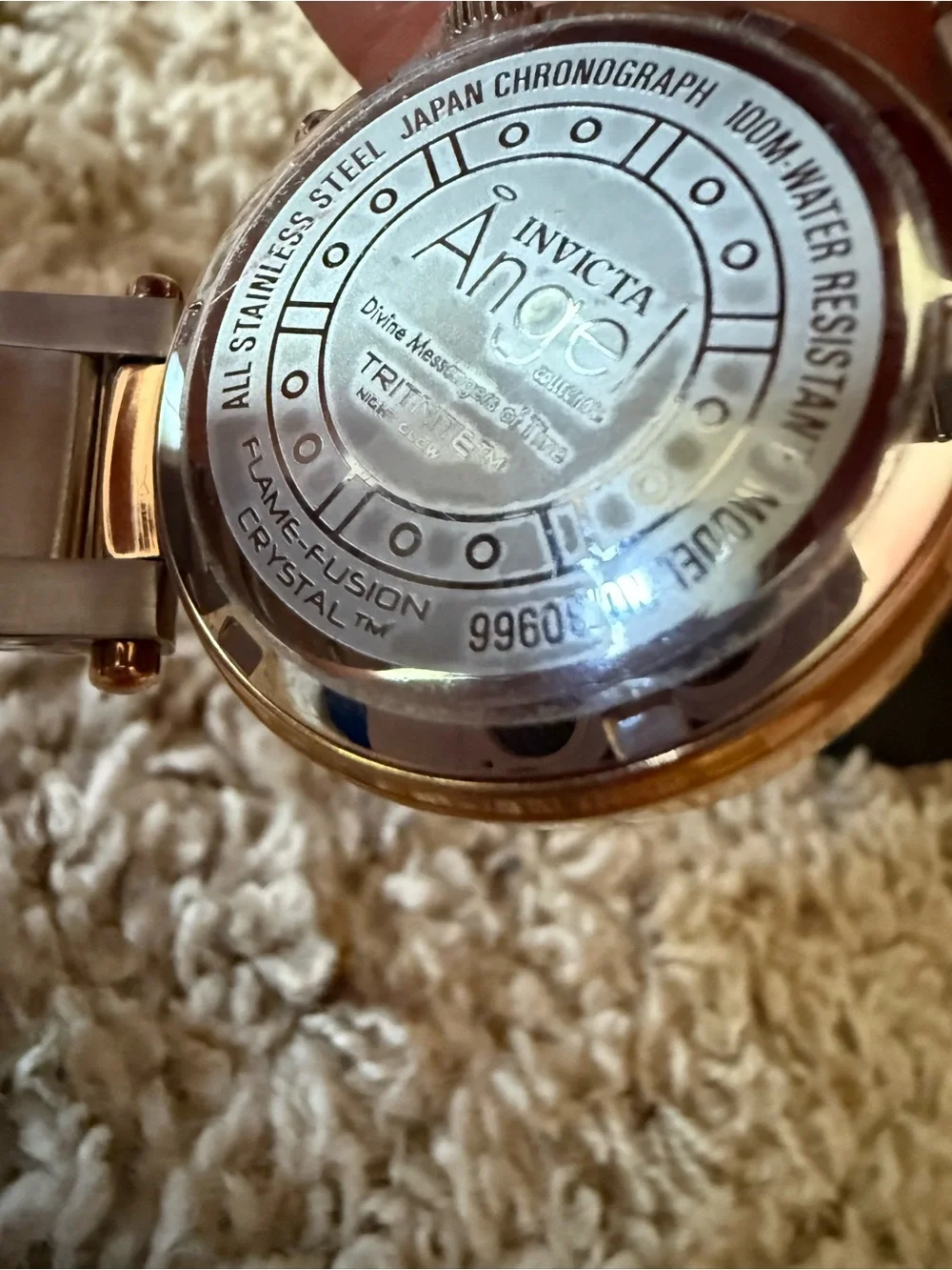 Invicta Angel Chronograph Two-Tone Watch 30966 – Like New in Box